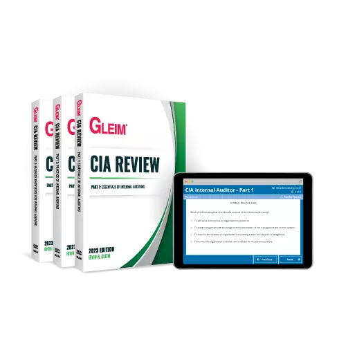 Gleim CIA 2023 Review part 1 part 2 part 3 Complete Set