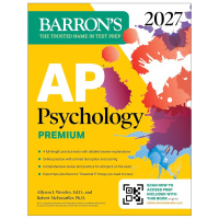 Barron's AP Psychology Premium, 2027: Prep Book with 4 Practice Tests + Comprehensive Review