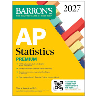 Barron's AP Statistics Premium, 2027: 9 Practice Tests + Comprehensive Review