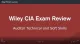 CIA 2023 Part 1 Wiley Study Guide, Video, Practice Exam